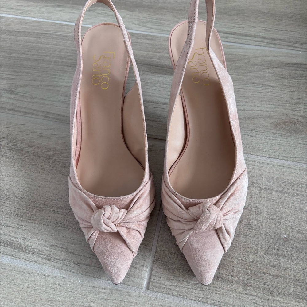 Elegant Pink Slingback Heels